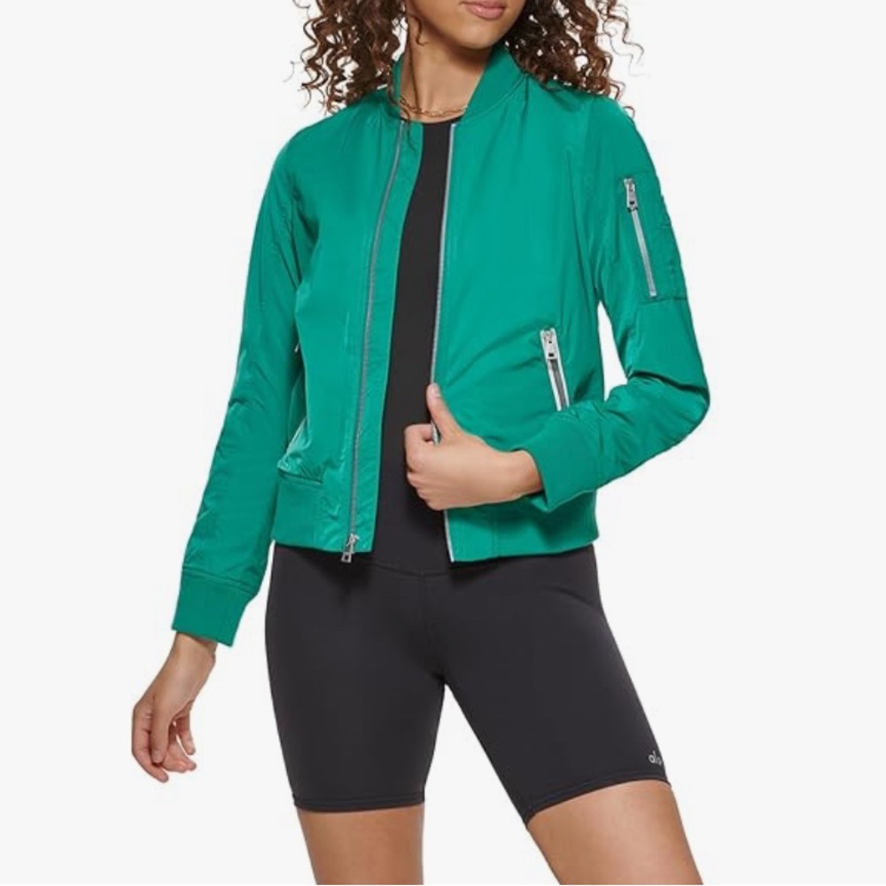 Like New Levi's green bomber jacket